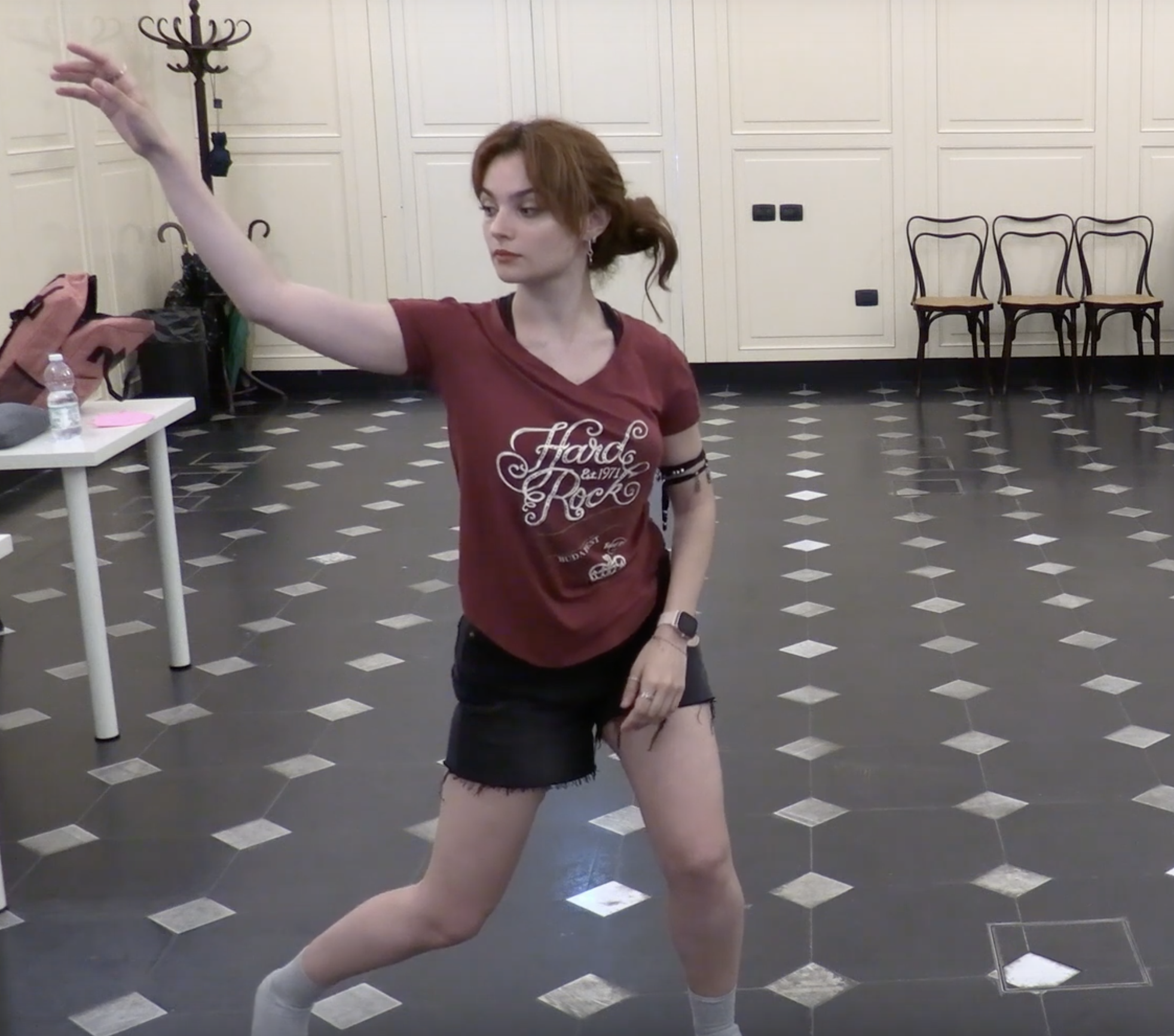Dancer Cora Gasparotti at Casa Paganini, UniGe