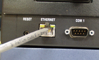 Instrument Ethernet Port