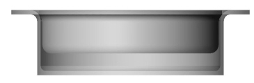 Tzero Low-Mass Aluminum Pan - Side View