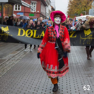 Jazzparade i Storgata i Lillehammer.