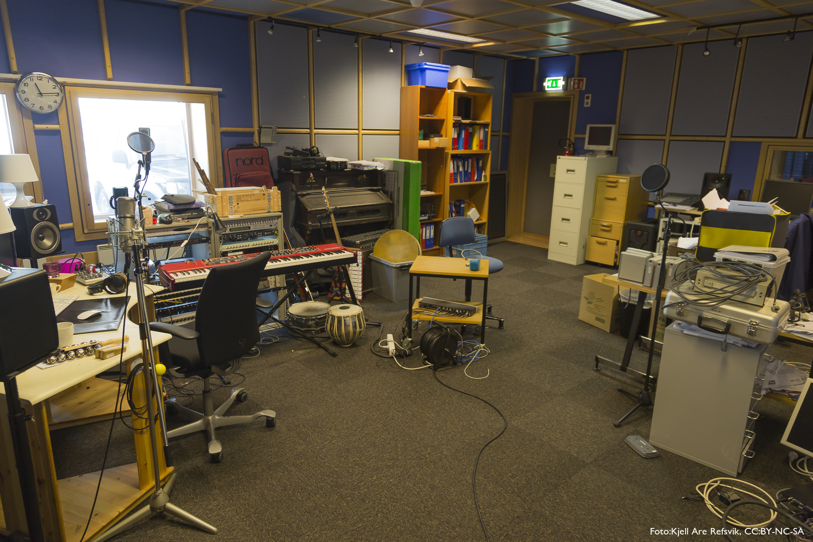 Lyd er viktig og NRK på Lillehammer har spennende omgivelser for å arbeide med lyd og musikk.