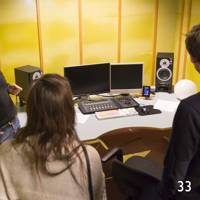 Eirik Kaasa Eliassen forteller om lydetterarbeid og den tidvise mangelen på studenter som kan jobbe med lyd og filmmusikk i studentproduksjonene.