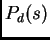 $\displaystyle P_d(s)$