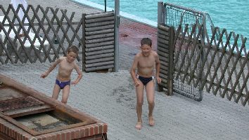 Fra bassenget på Rømø, 2002